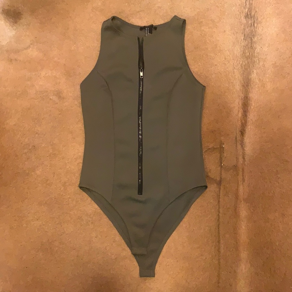Green bodysuit